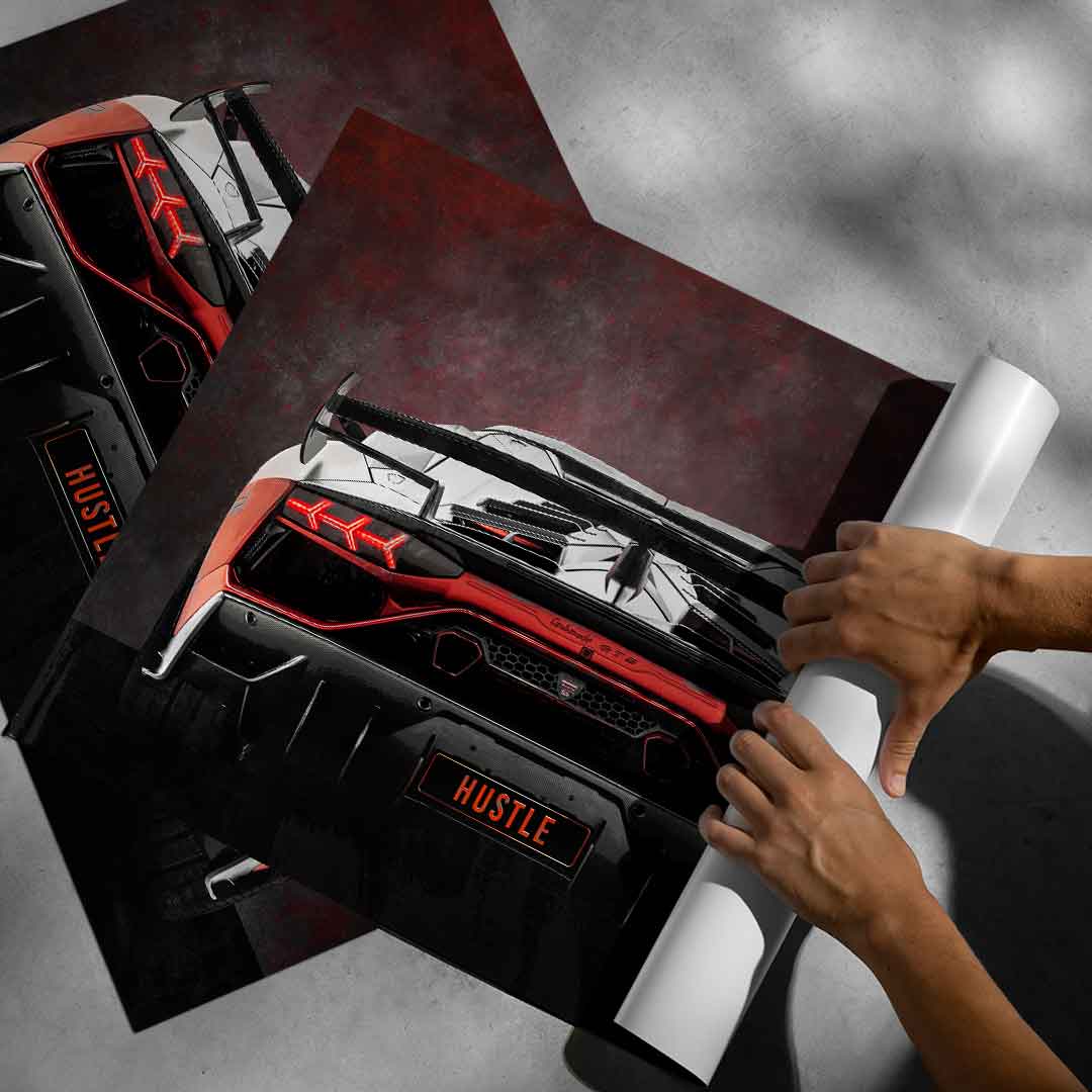 Lambo Backside - Poster