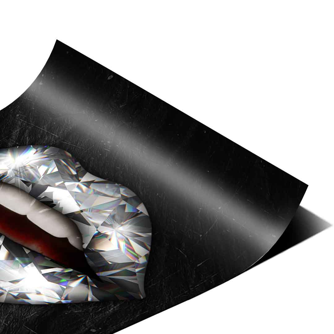 Lippen x Diamant - Poster