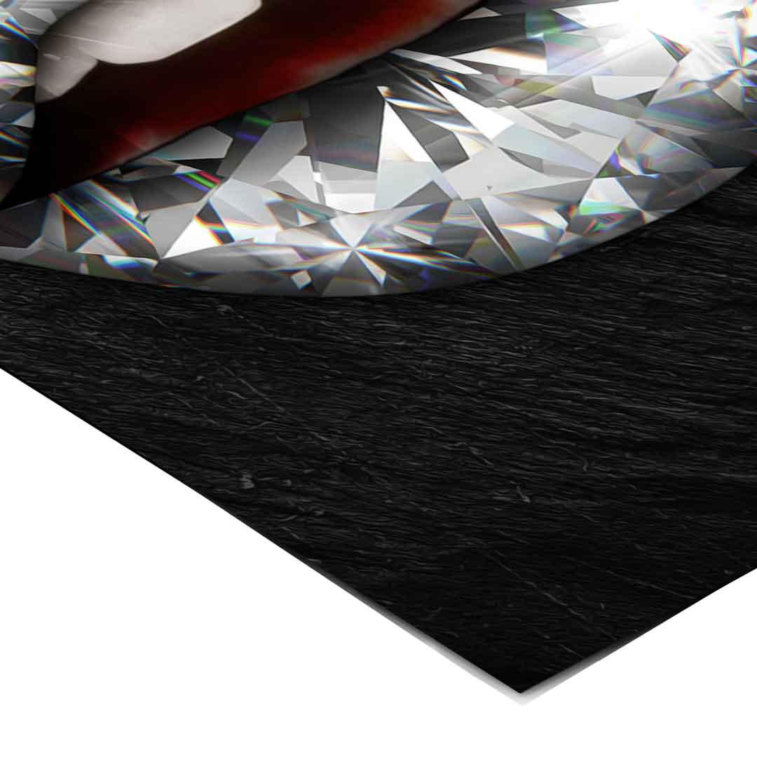 Lippen x Diamant - Poster