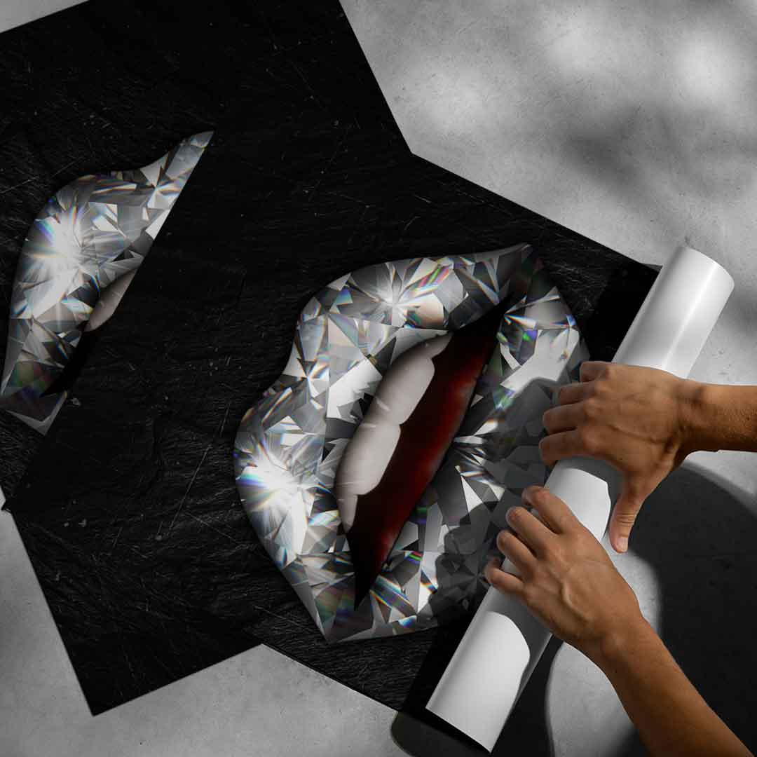 Lippen x Diamant - Poster
