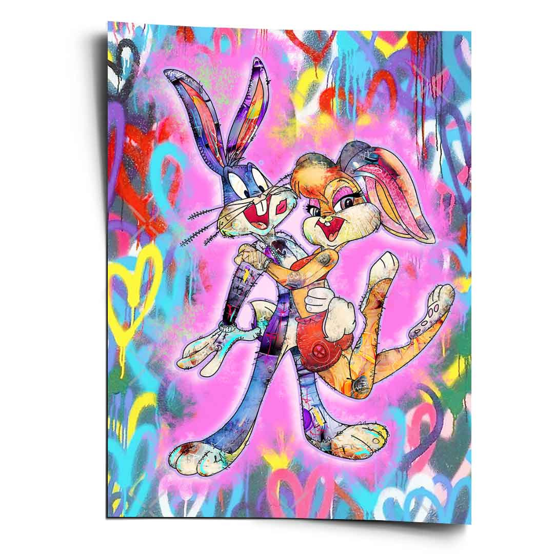 Lola Bunny Heart - Poster