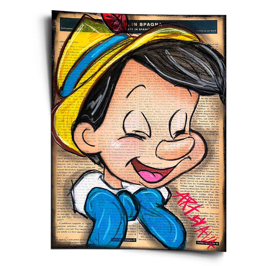 Śliczny Pinokio - Plakat