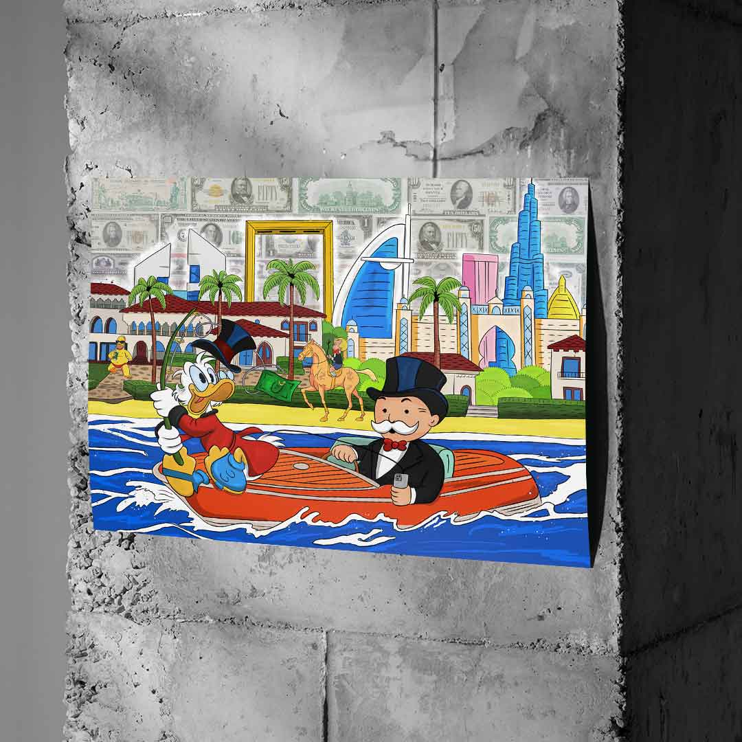 Luksusowy styl życia Dubaj - Plakat
