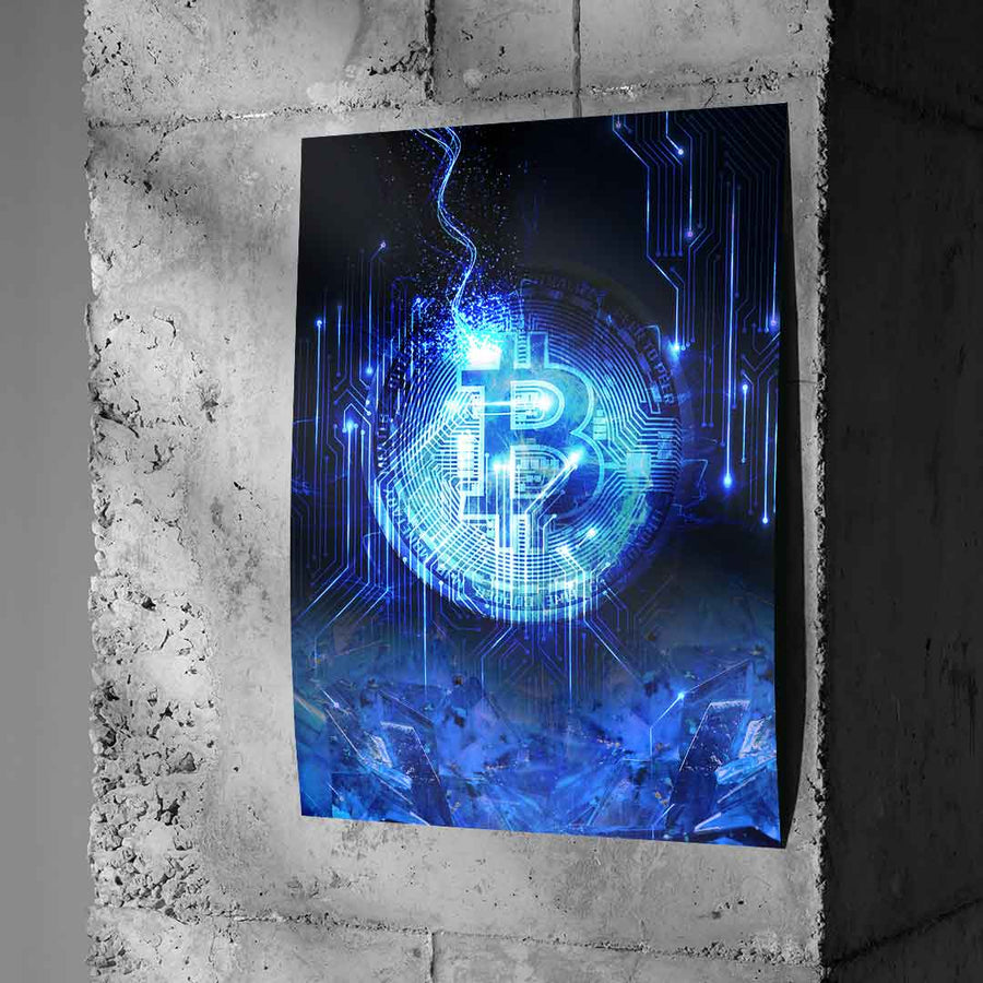 Bitcoin Matrix Poster