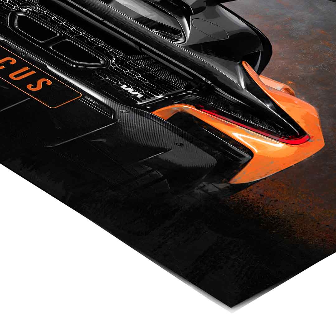 Mclaren Backside - Poster