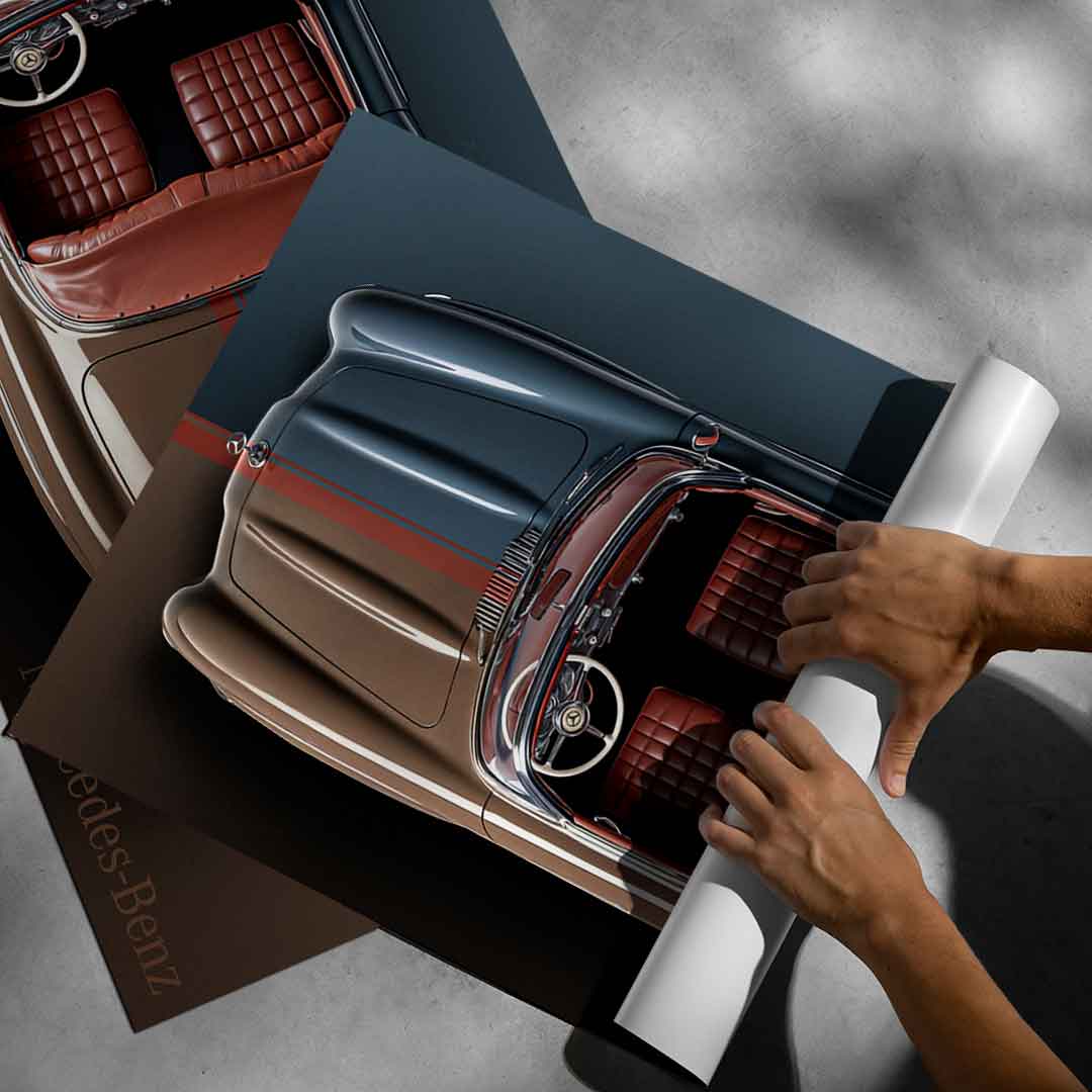 Mercedes-Benz 300 SL Roadster – Plakat