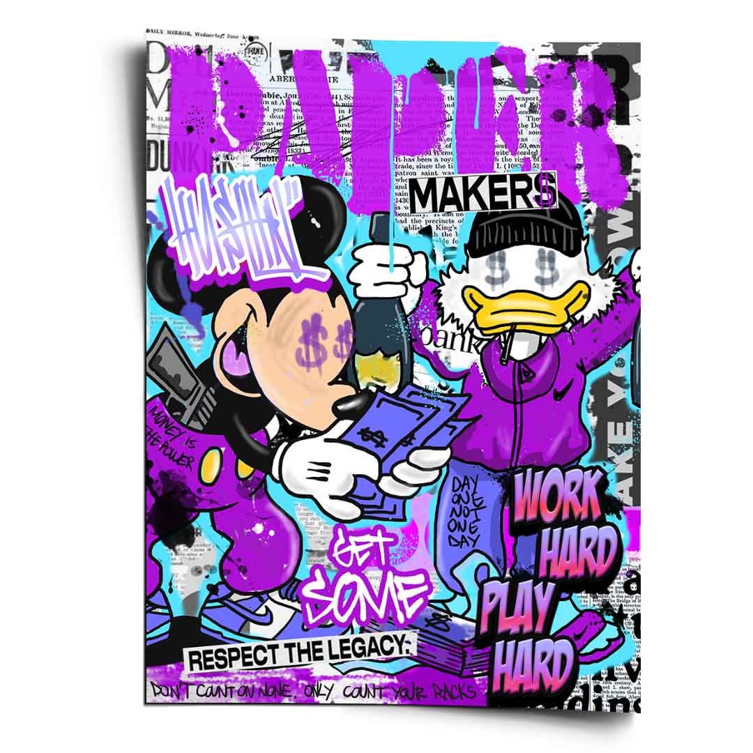 Mick &amp; Don Check$ - Poster