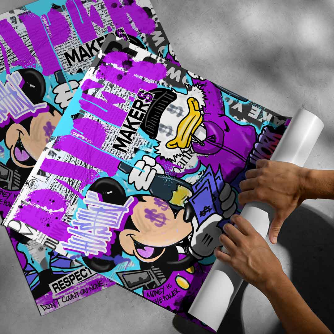 Mick &amp; Don Check$ - Poster