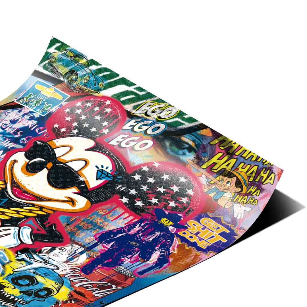 Mickey Gold Chain Poster