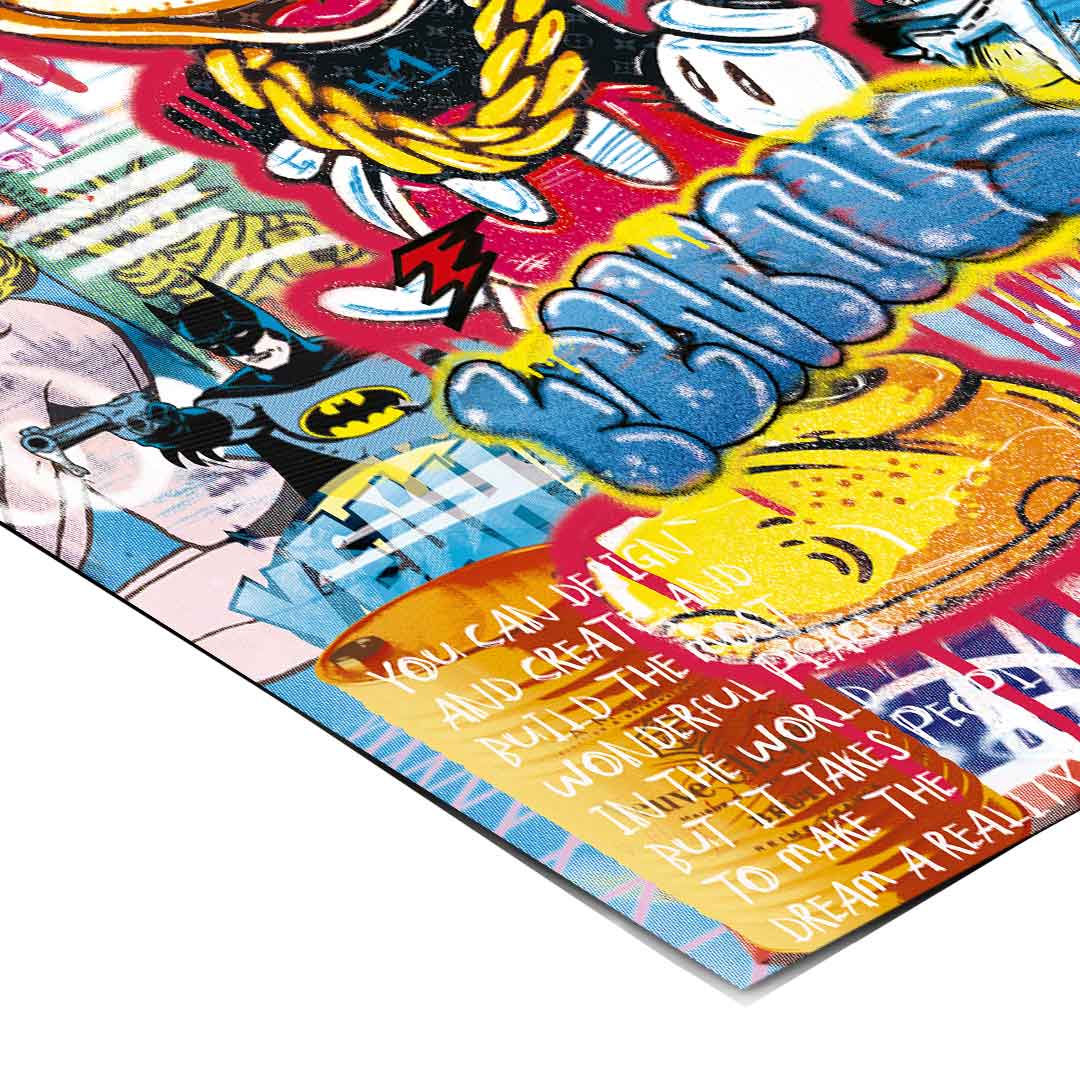 Mickey Gold Chain Poster
