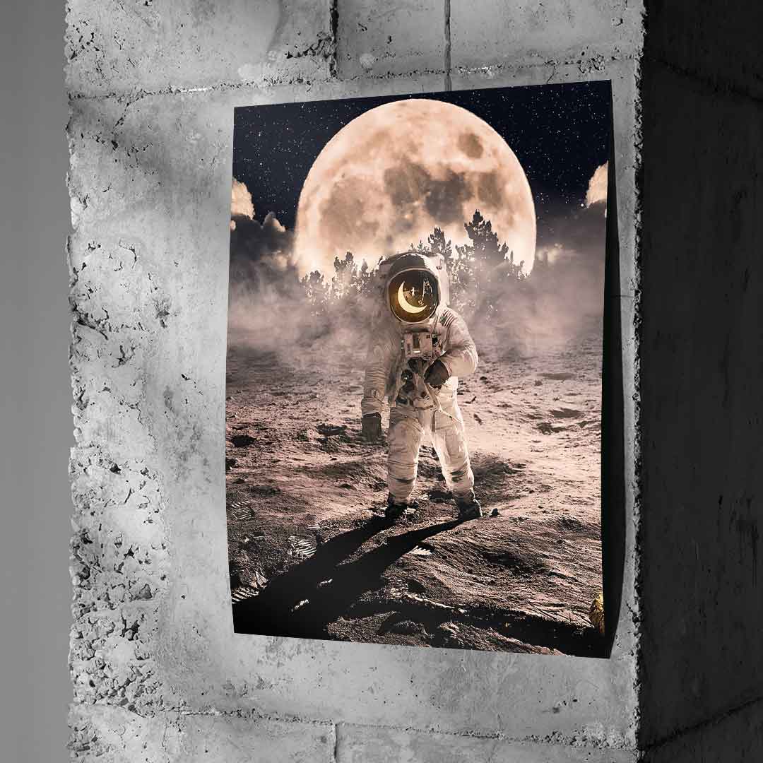Księżycowy astronauta - Plakat