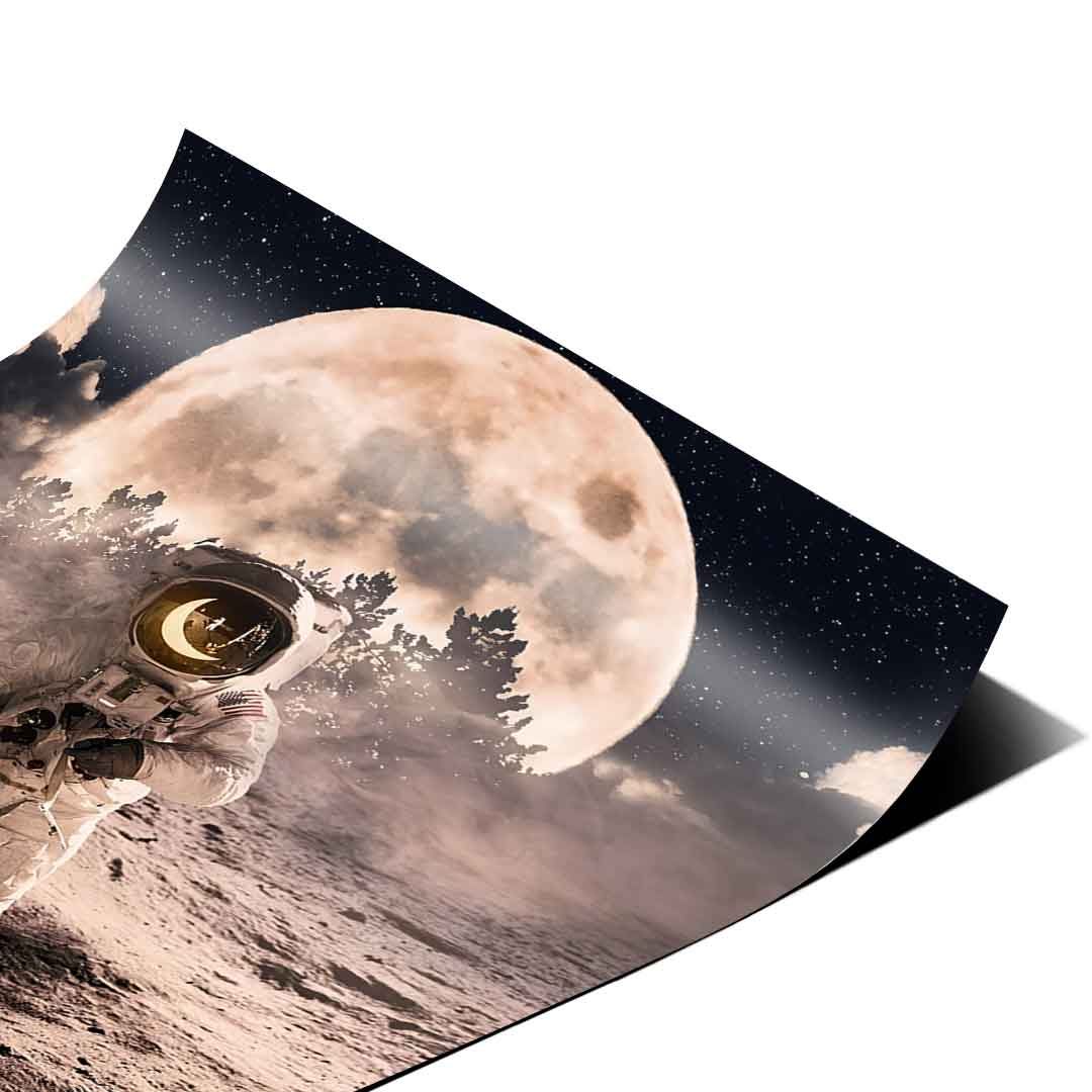 Księżycowy astronauta - Plakat