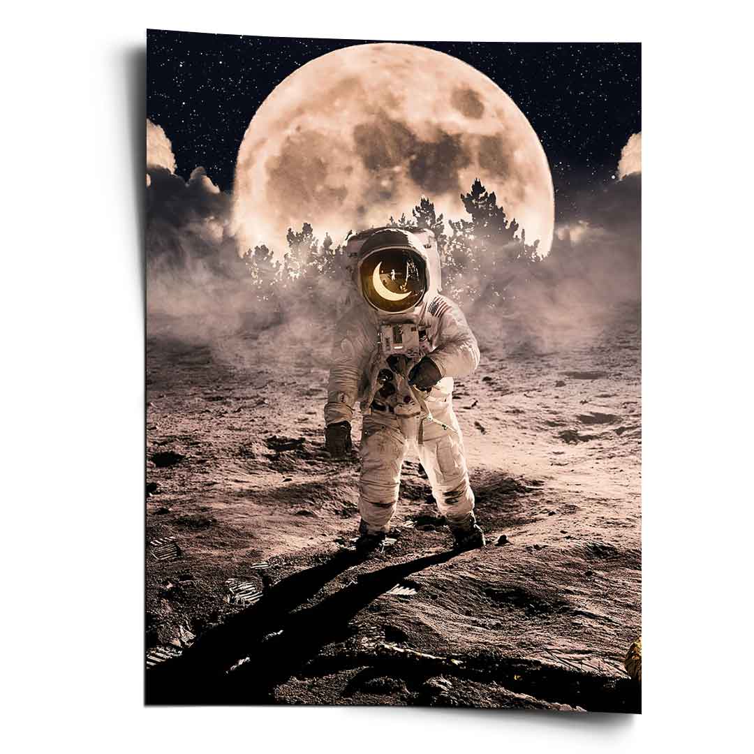 Księżycowy astronauta - Plakat