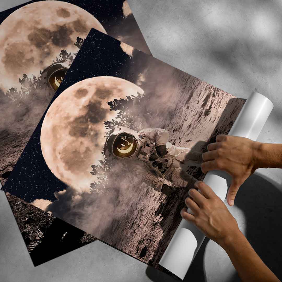 Księżycowy astronauta - Plakat