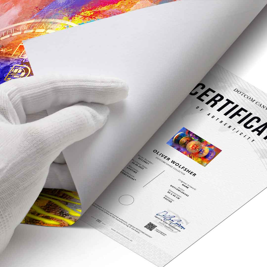 Wiele Bitcoinów – Plakat