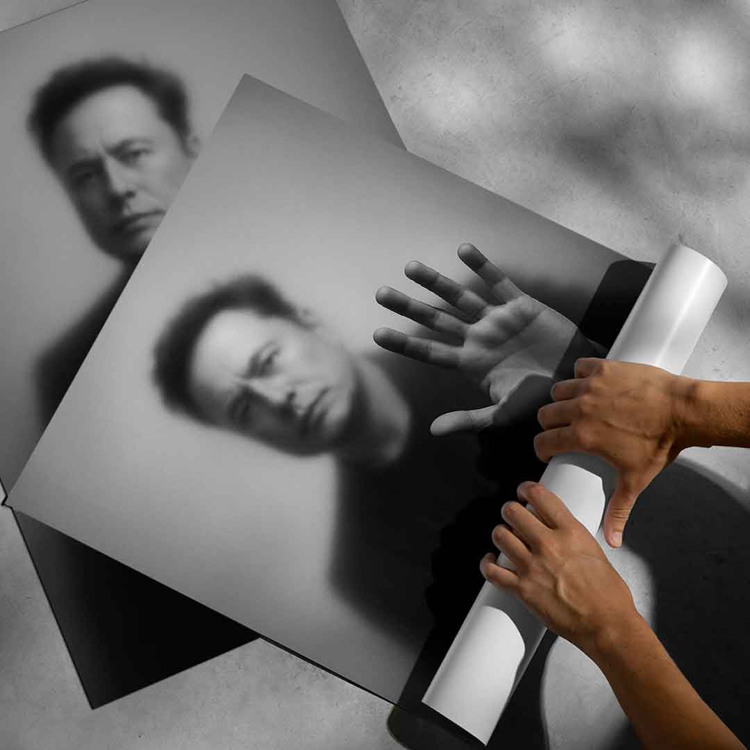 Sylwetka Muska - Plakat