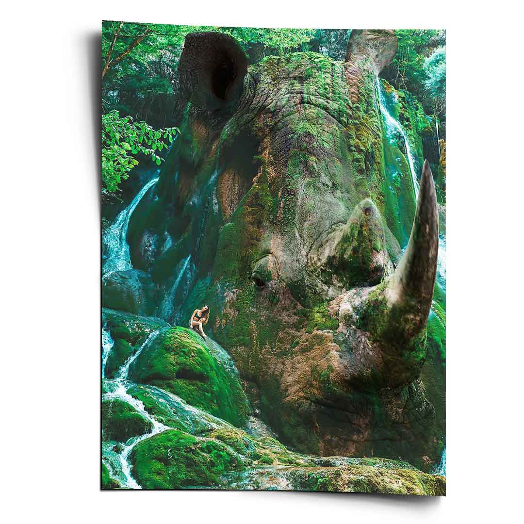 Rhino Nature - Poster