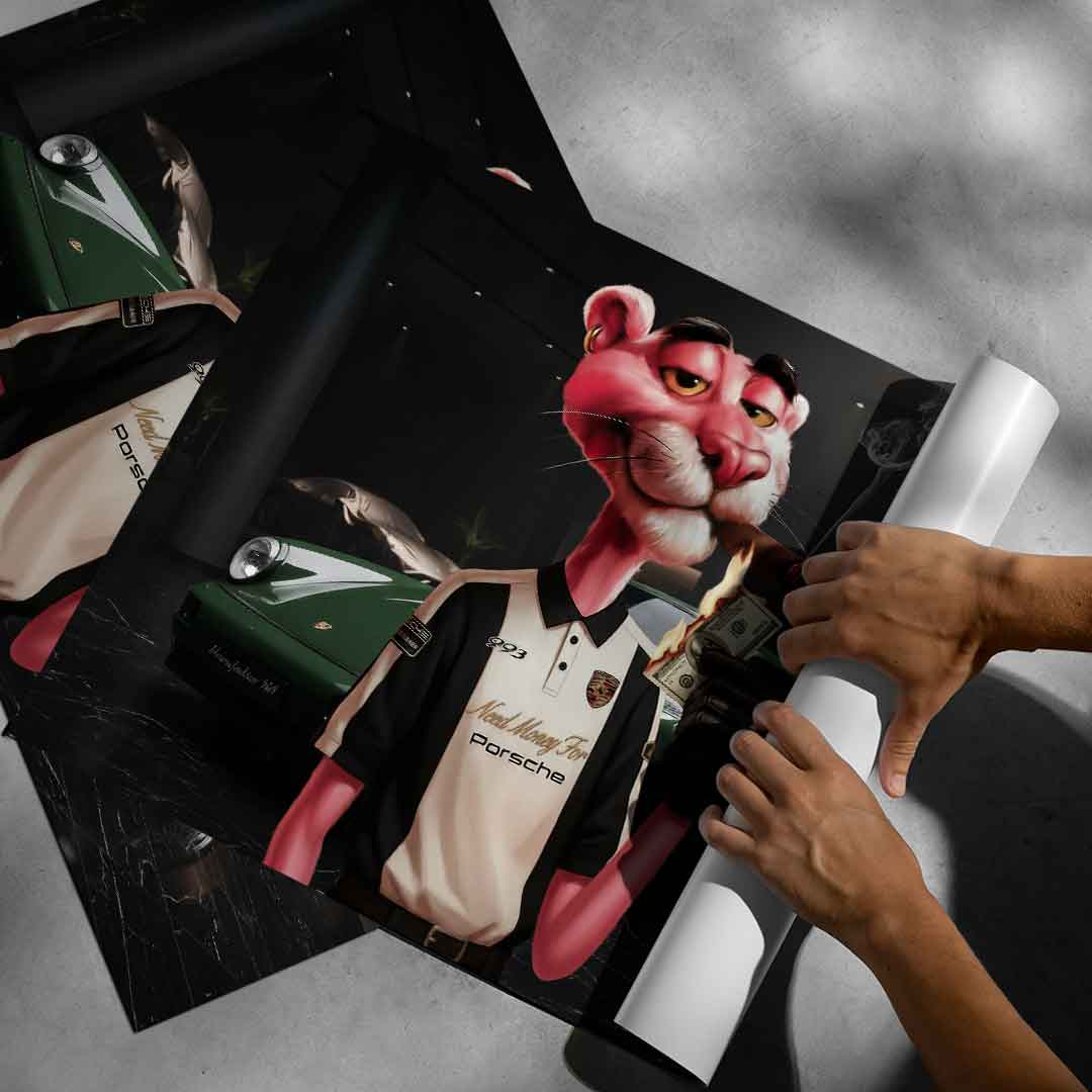 Potrzebuję pieniędzy na Porsche 3.0 - plakat