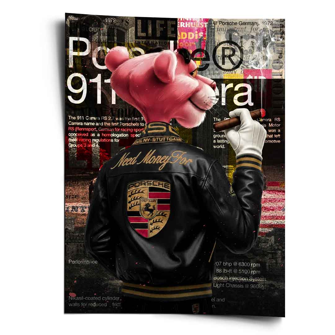 Potrzebuję pieniędzy na Porsche - Plakat