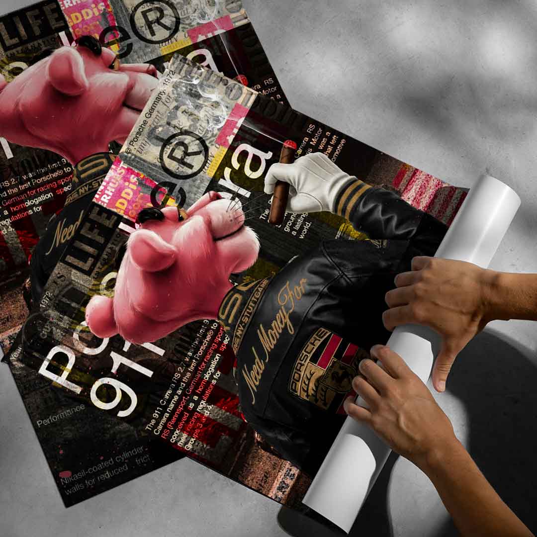 Potrzebuję pieniędzy na Porsche - Plakat