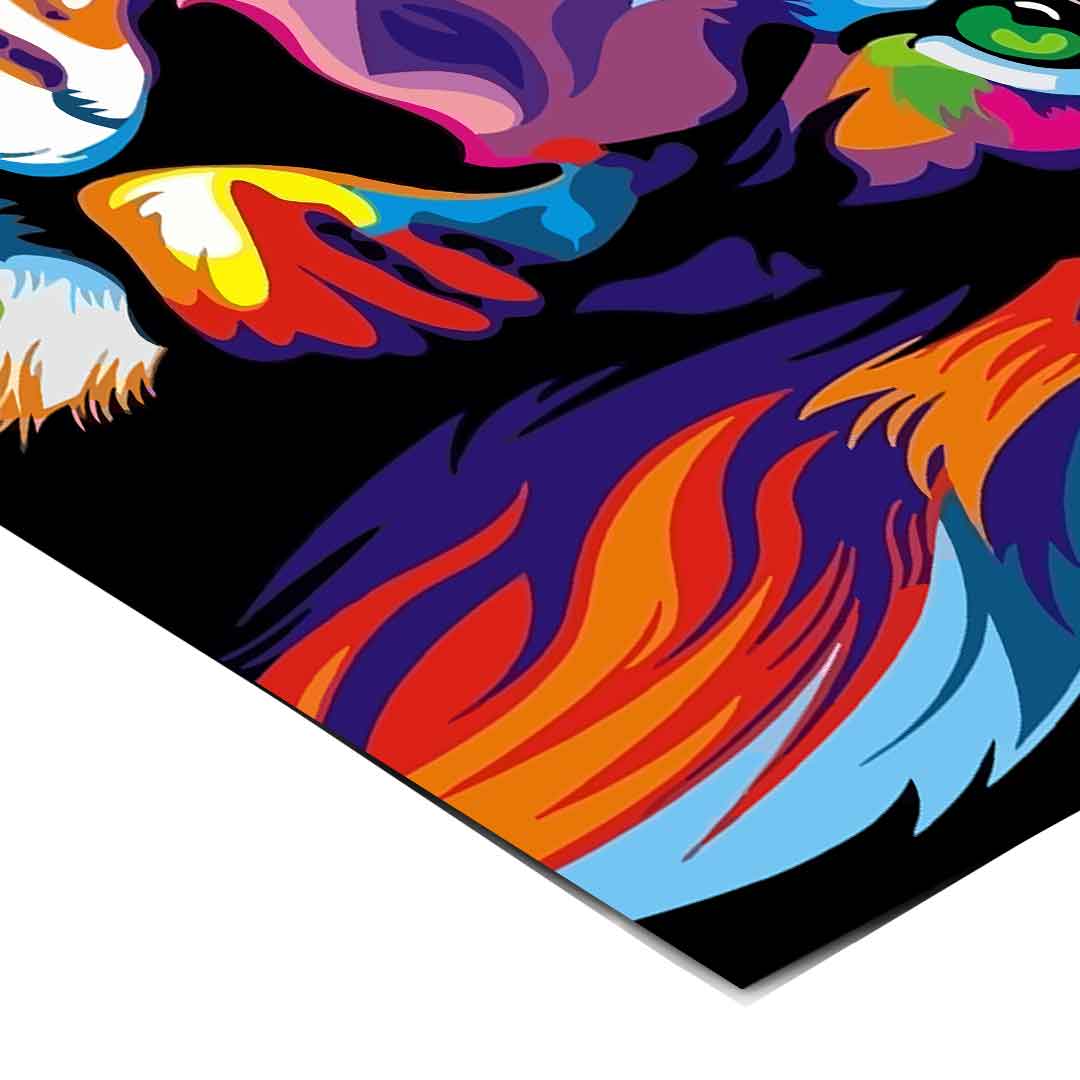 Neon Lion - Poster