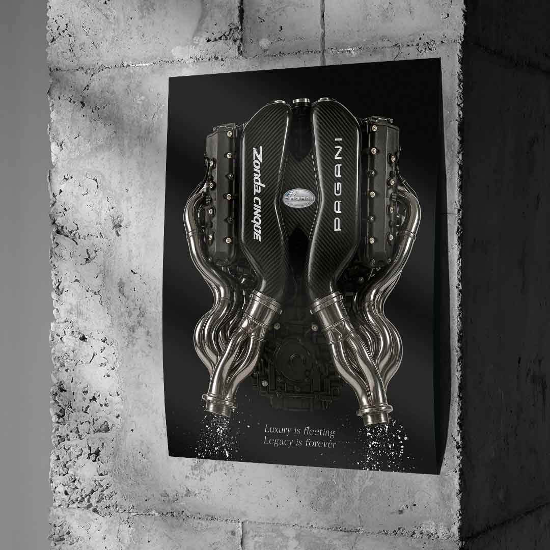 Silnik Pagani — plakat