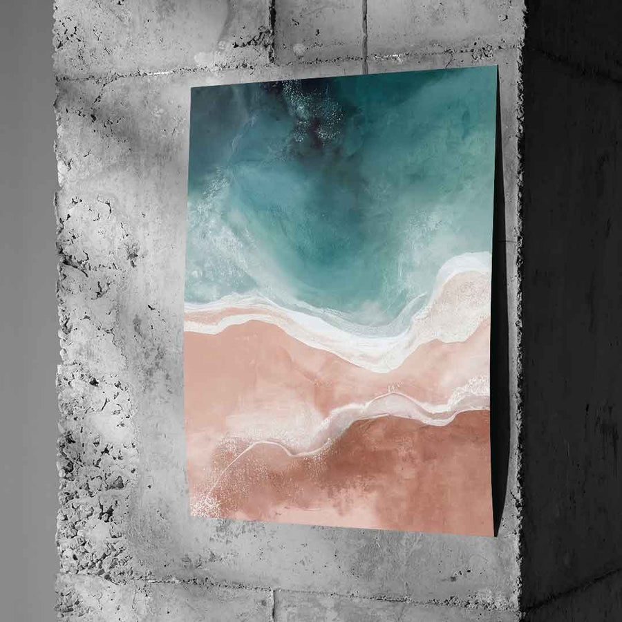 Quiet Sands And Gentle Waves - Poster
