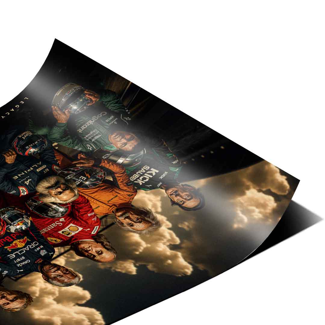 Wyścig o dziedzictwo – plakat