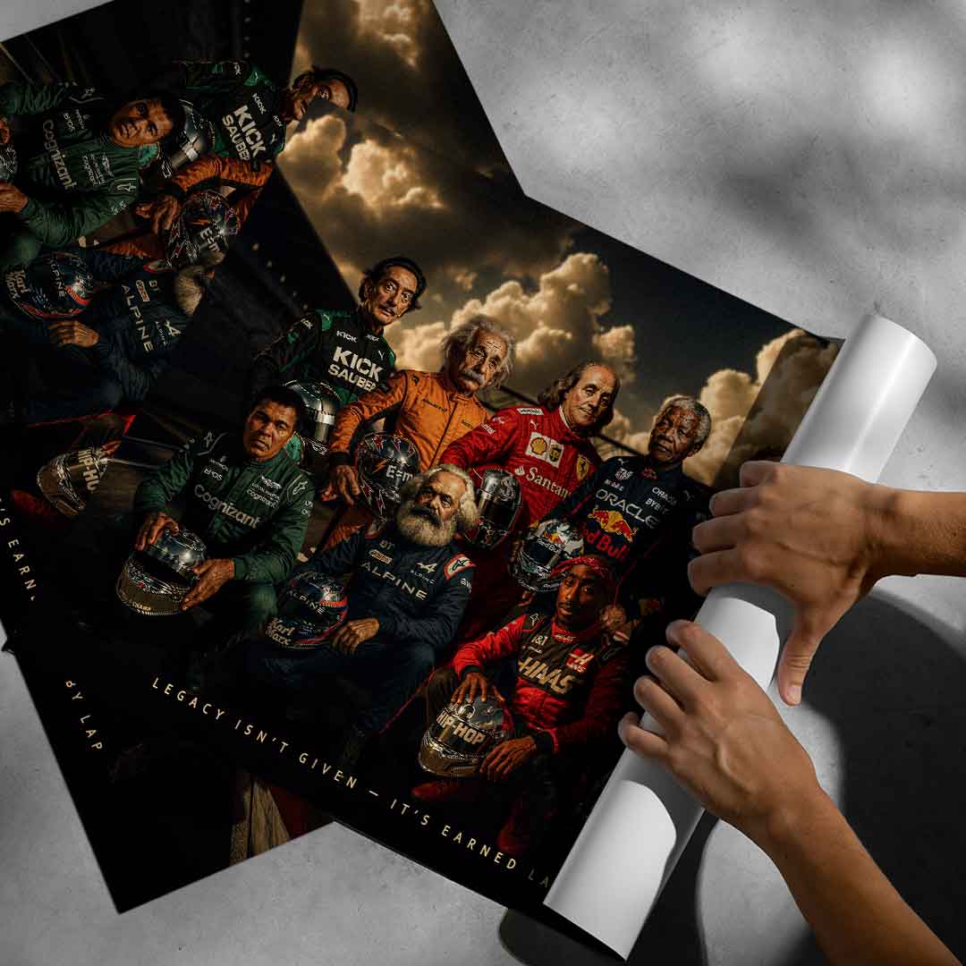 Wyścig o dziedzictwo – plakat