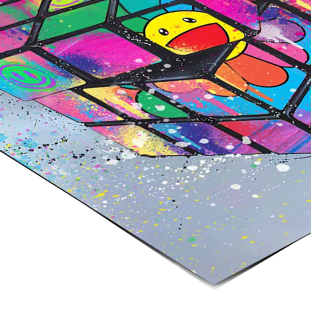 Rubiks Flower - Poster