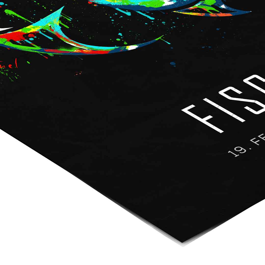 Pisces Zodiac Sign - Poster