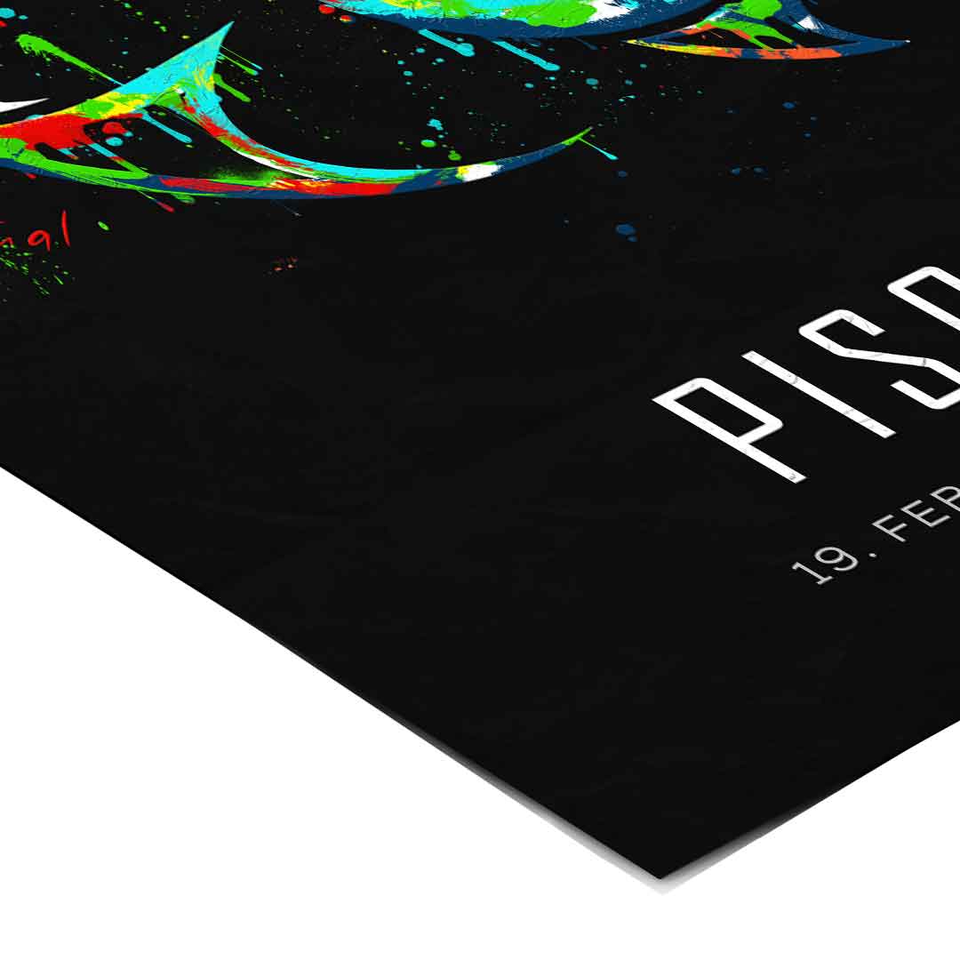 Pisces Zodiac Sign - Poster