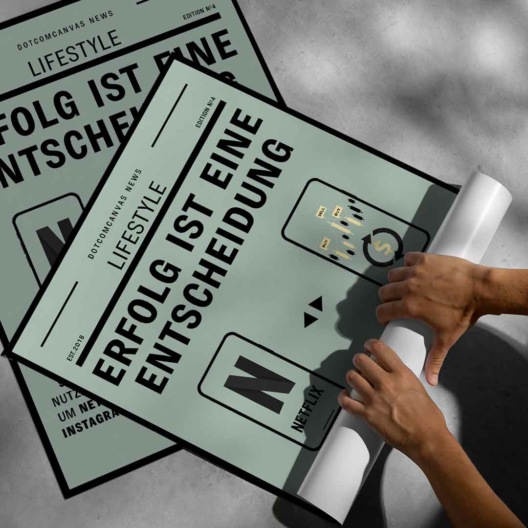 SUKCES TO DECYZJA - Plakat