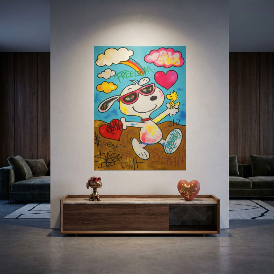Snoopy Freedom - Poster
