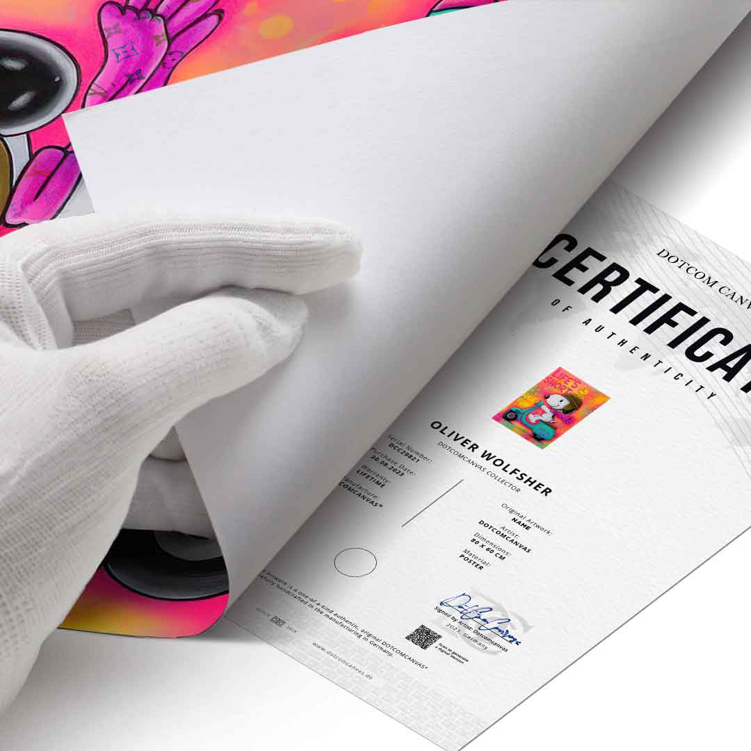 Snoopy Vespa - Poster