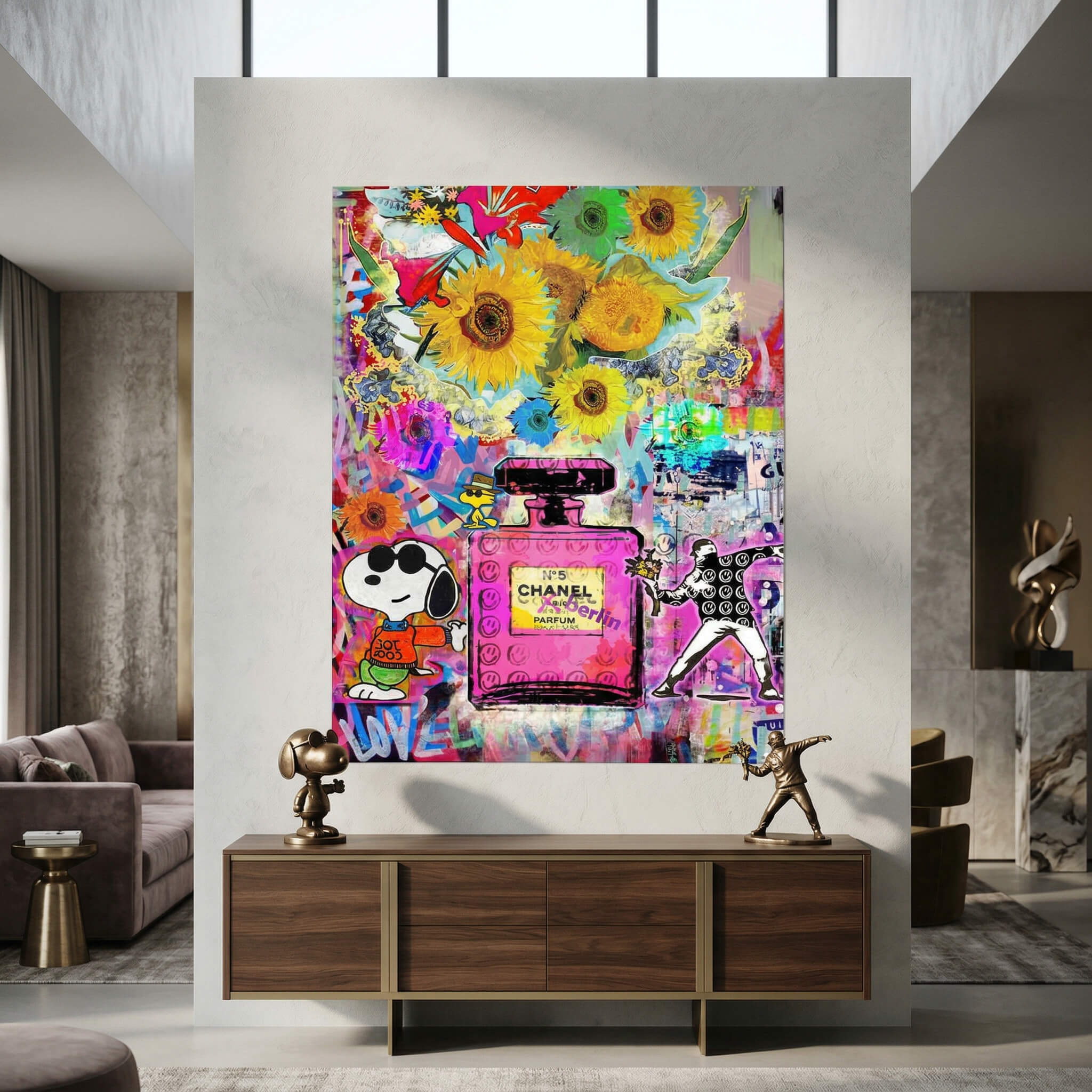 Snoopy meets Chanel - Poster