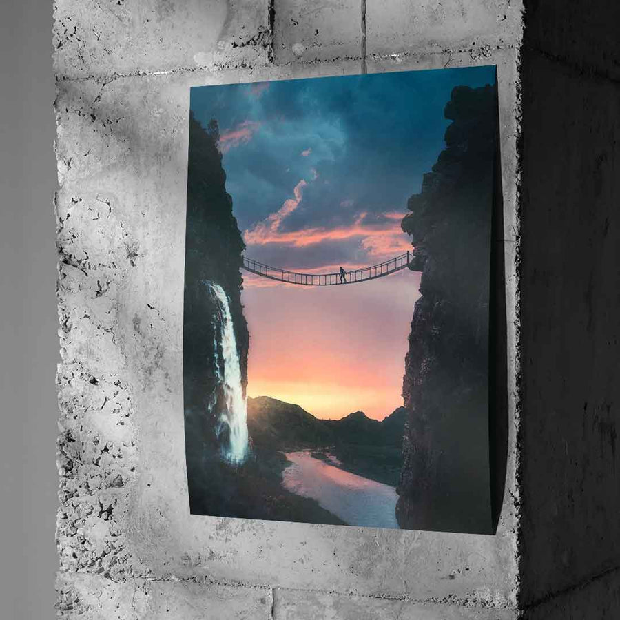 Sunset Gorge - Poster