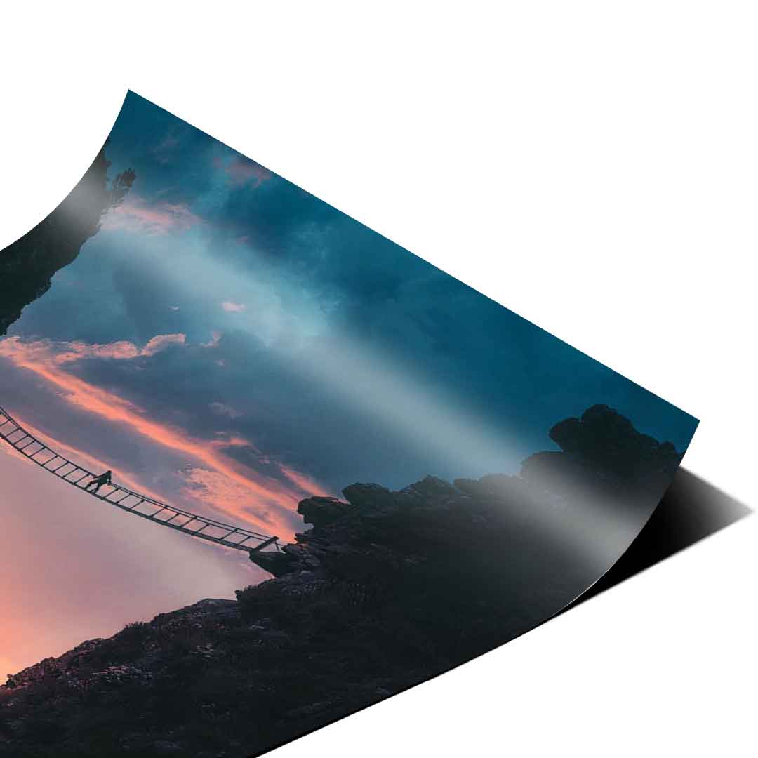 Sunset Gorge - Poster