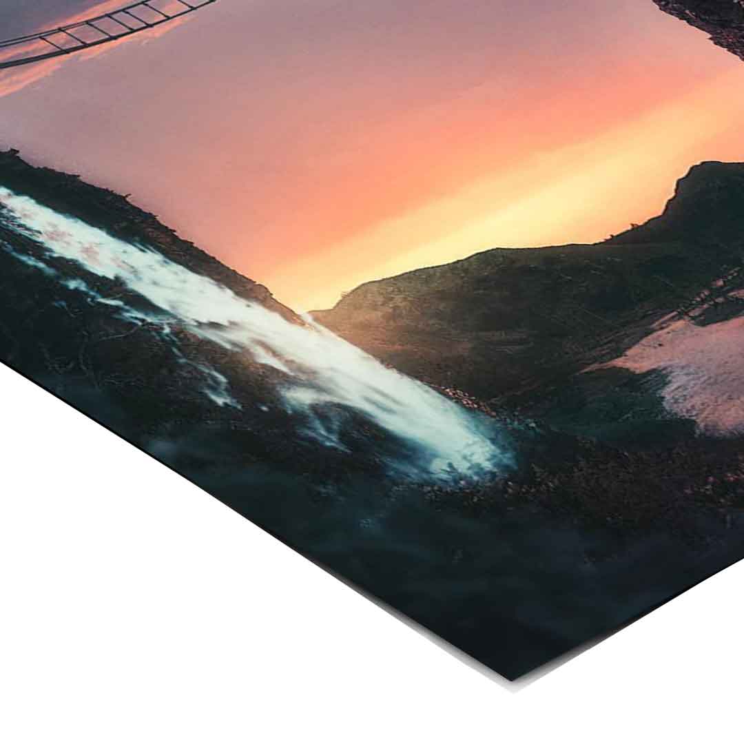 Sunset Gorge - Poster