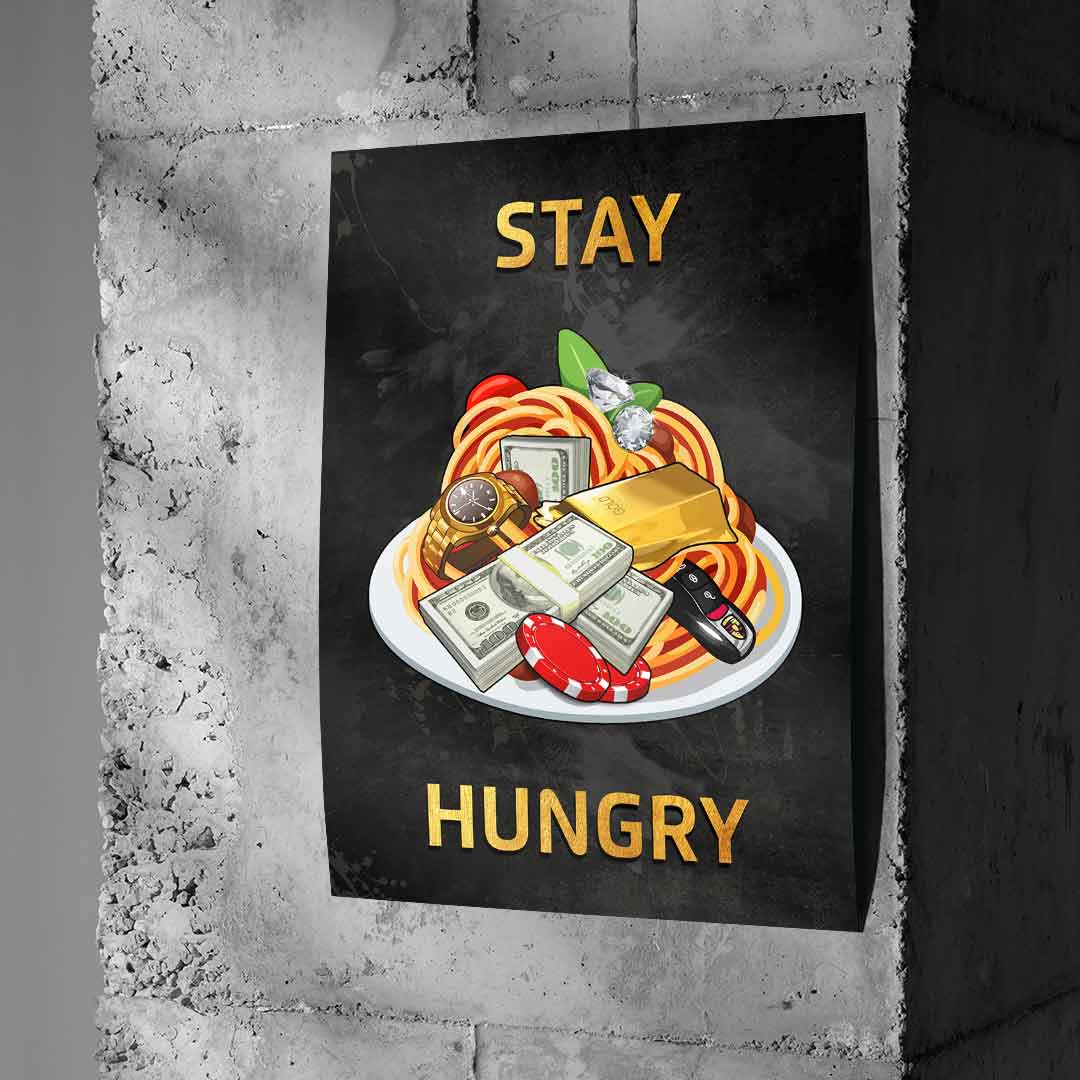 Stay Hungry 3 - Plakat