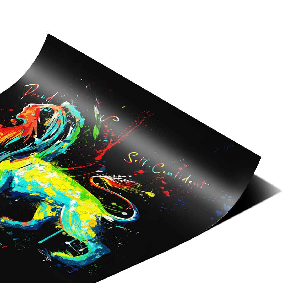 Leo Zodiac Sign - Poster