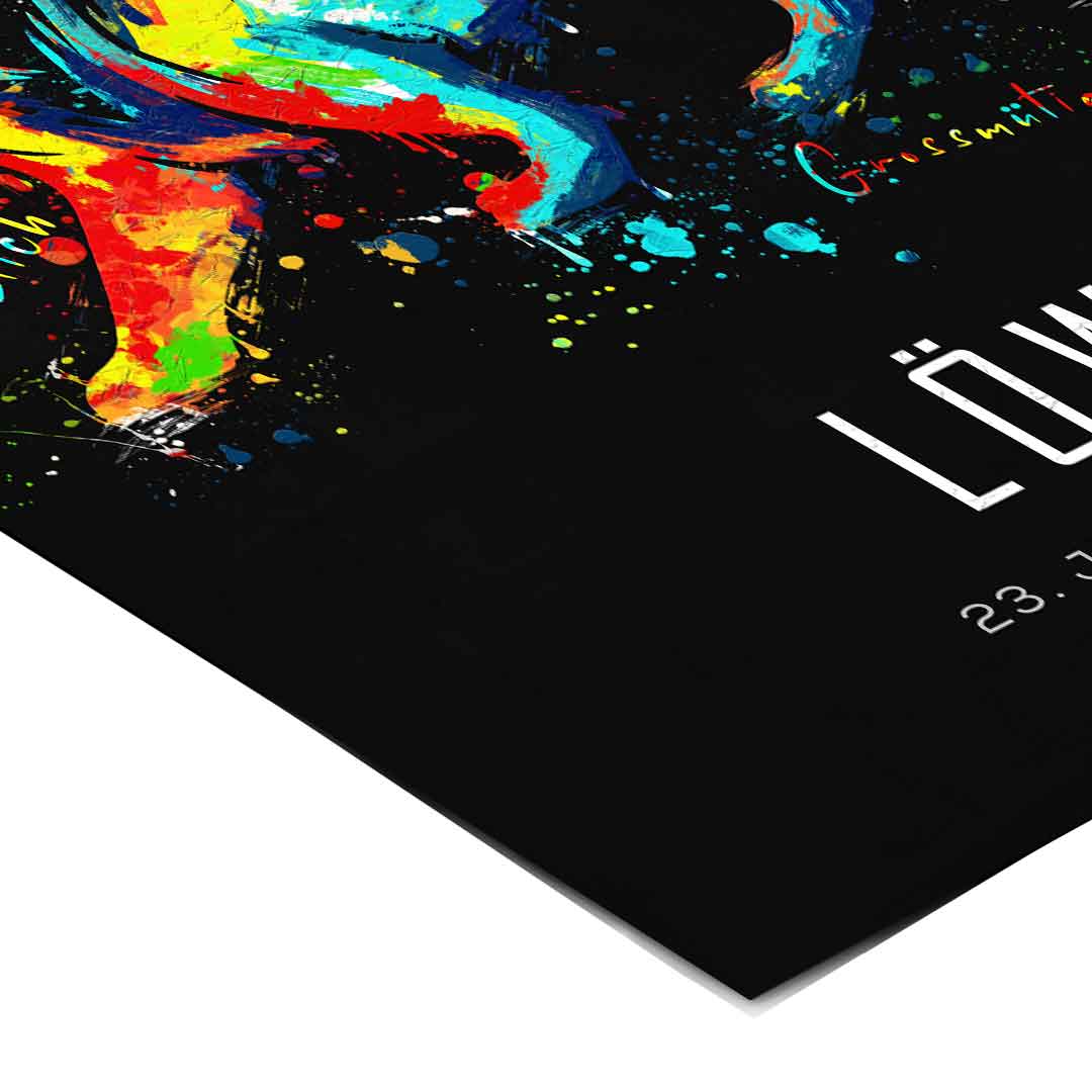 Leo Zodiac Sign - Poster