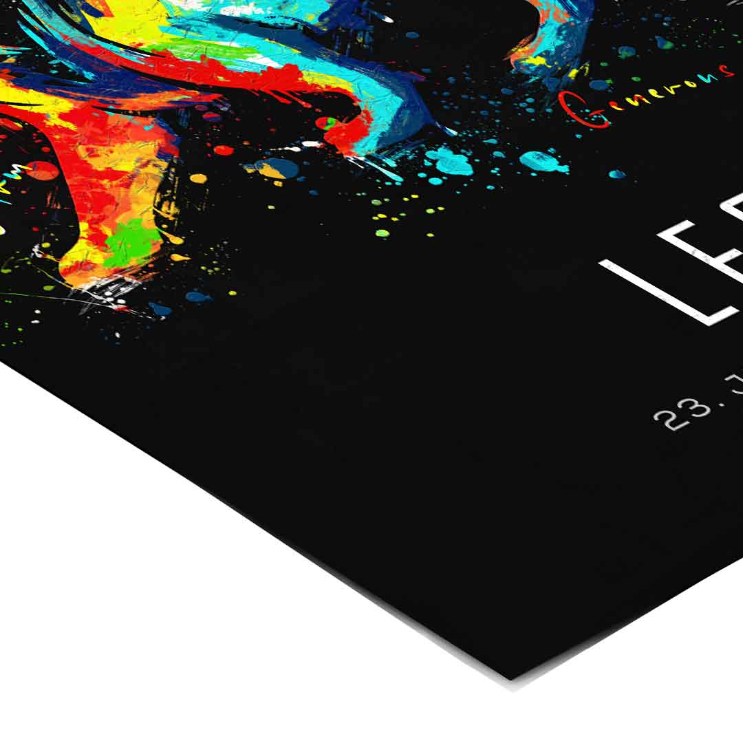 Leo Zodiac Sign - Poster