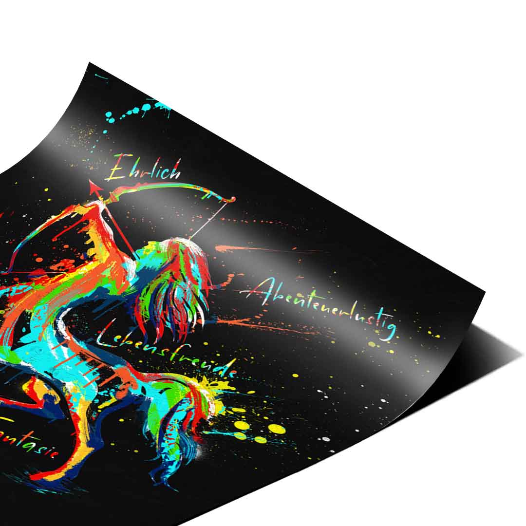 Sagittarius Zodiac Sign - Poster