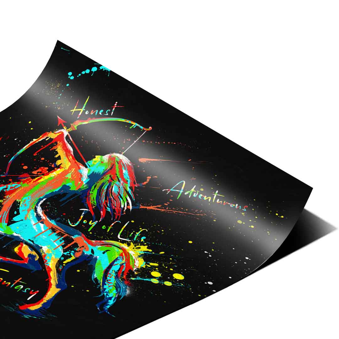 Sagittarius Zodiac Sign - Poster