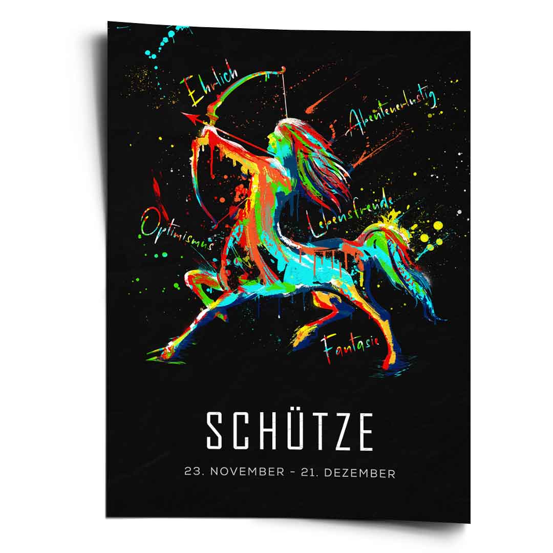 Sagittarius Zodiac Sign - Poster