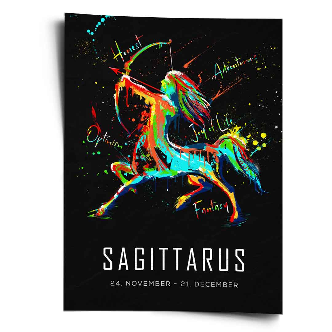 Sagittarius Zodiac Sign - Poster