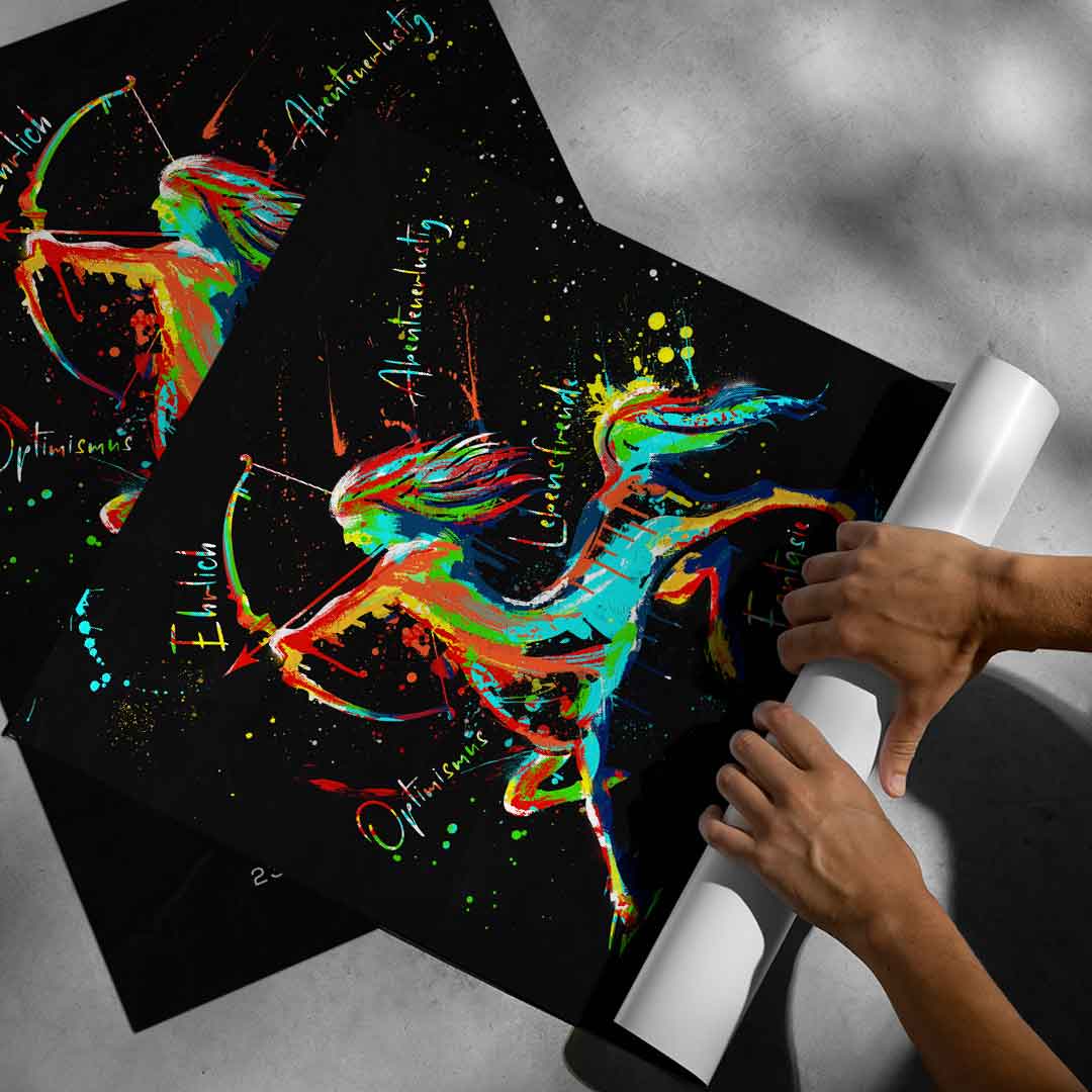 Sagittarius Zodiac Sign - Poster