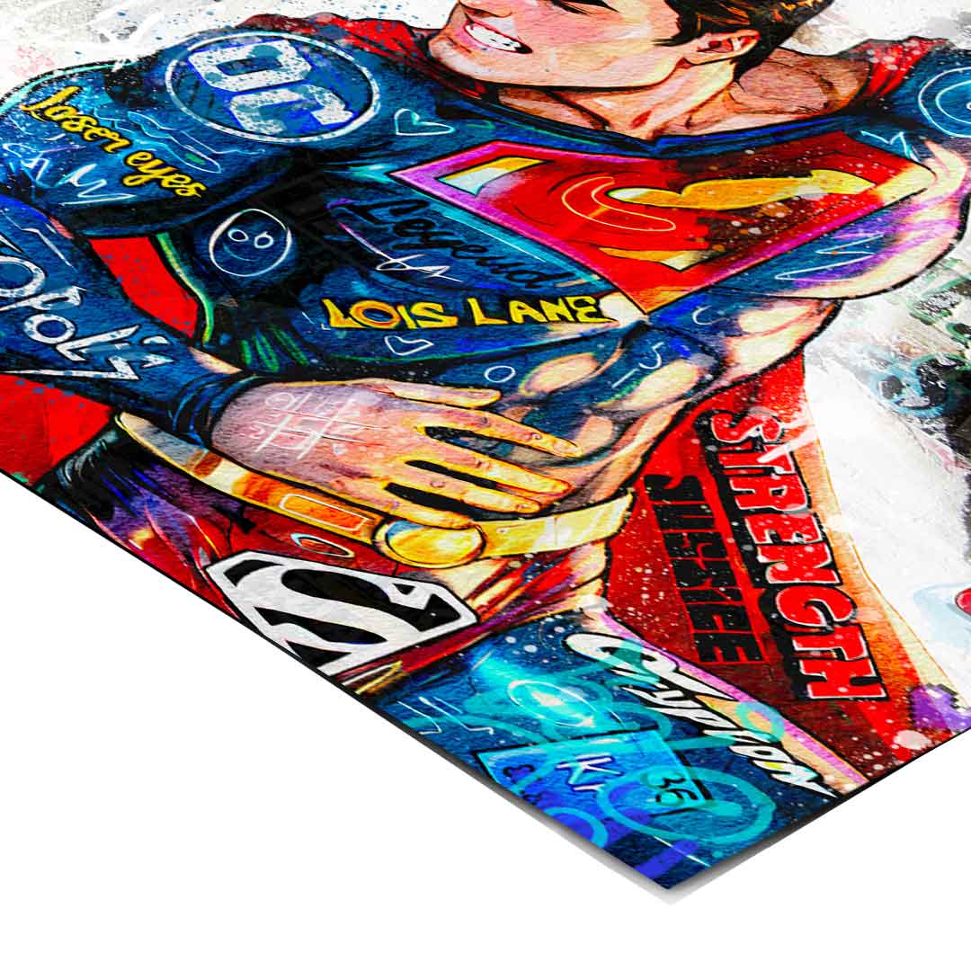 Superman meets Spiderman - Poster