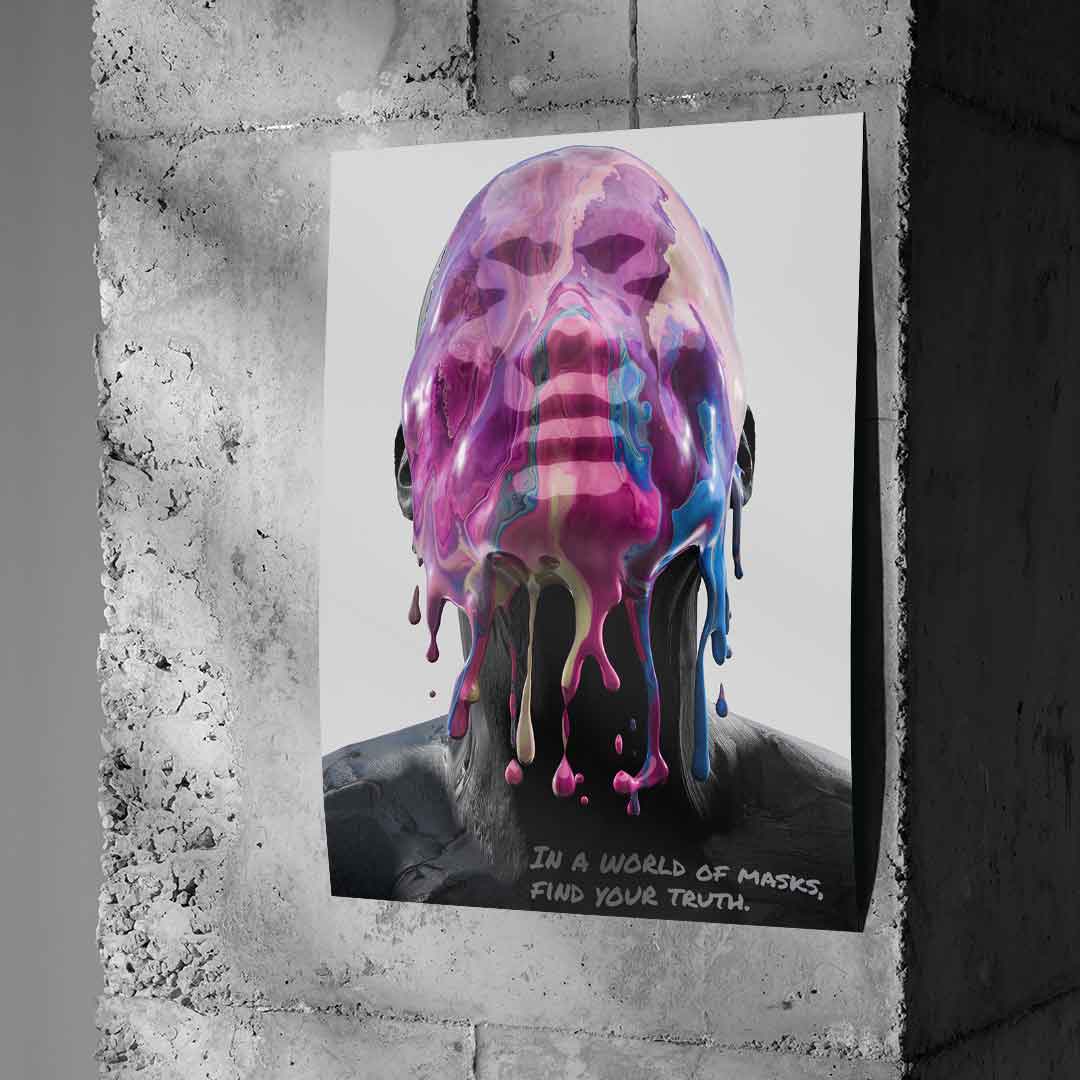 Maska tymczasowa - Plakat